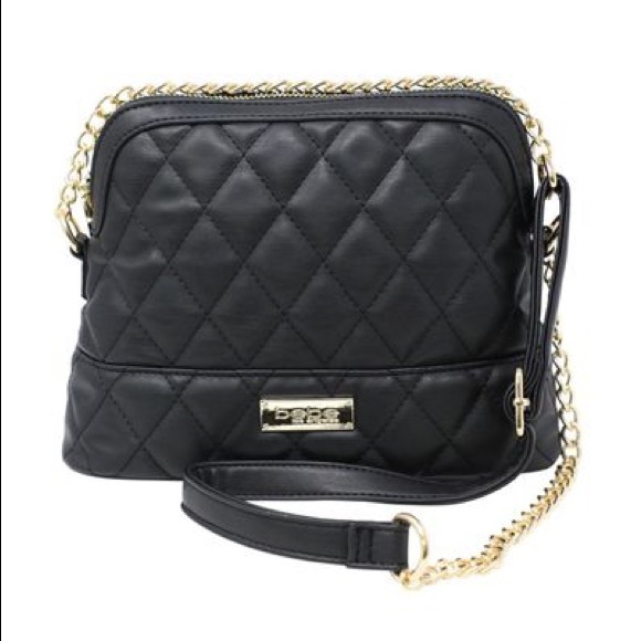 bebe Handbags - NWT BEBE Winnie Dome Black Quilt Crossbody